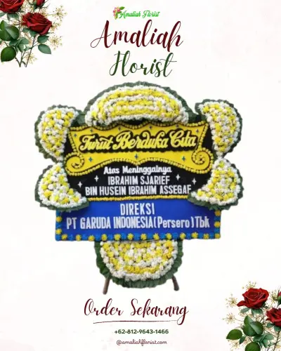 Papan Bunga Duka di Sigaluh