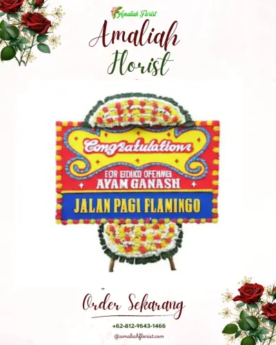 Bunga Papan Congratulation di Sigaluh
